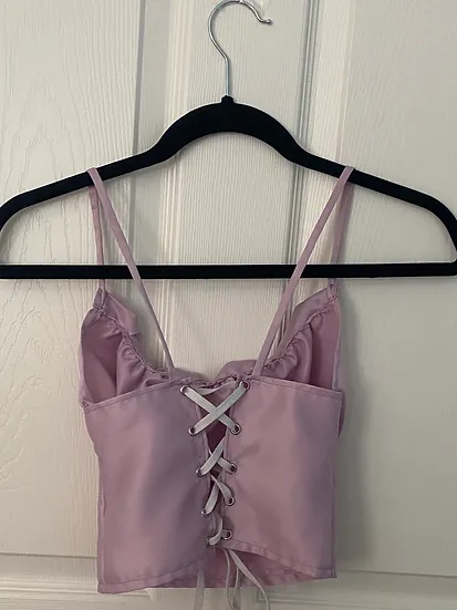 Lavender Ruched Blouse — view 2